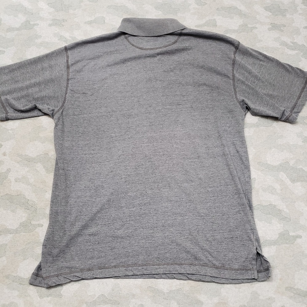 Ferruche Polo Shirt Mens Large Gray Short Sleeve Casual - Picture 6 of 10